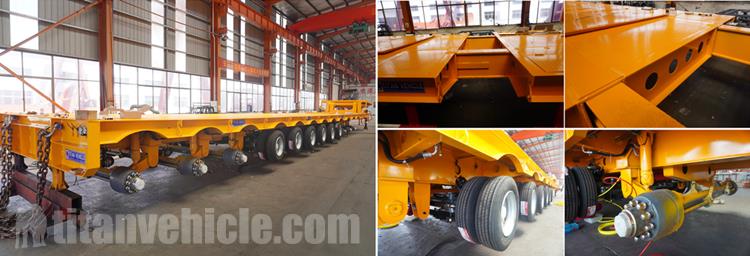 Factory Show of 12 Axle Extendable Lowbed Trailer