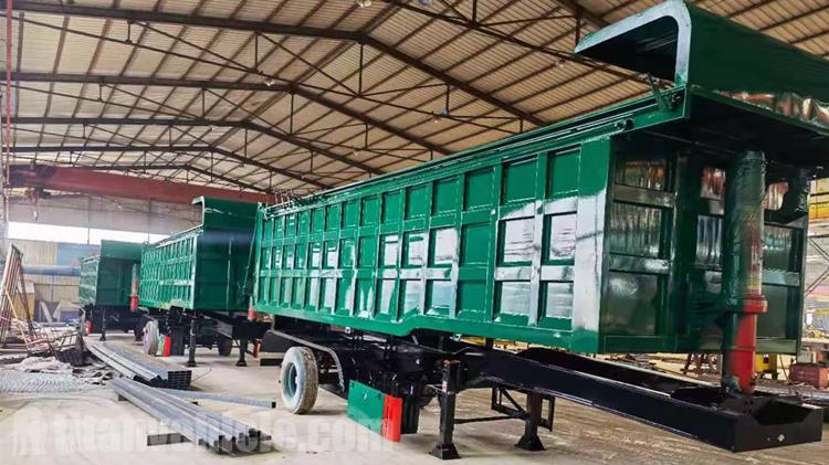 3 Axle Tipper Trailer with Electric Tarpaulin for Sale In Benin
