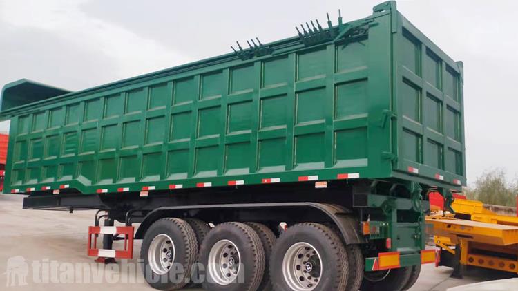 3 Axle Tipper Trailer with Electric Tarpaulin for Sale In Benin