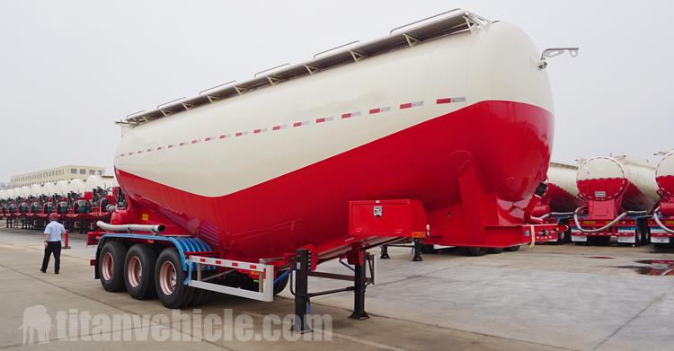 Tri Axle Powder Tanker Trailer with Capacity 30m3