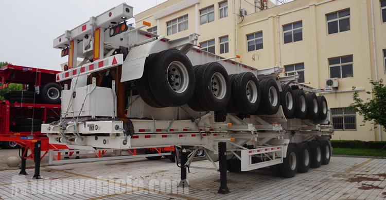 How Much is 4 Axle Skeleton Semi Trailer has shipped to Sudan