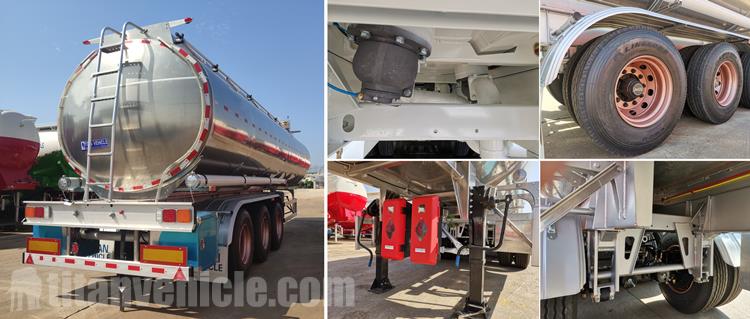 Details of Aluminum Tanker Trailer Manufacturer for Sale Price