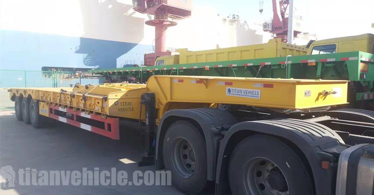Low Loader Excavator Low Loader Trailer for Sale