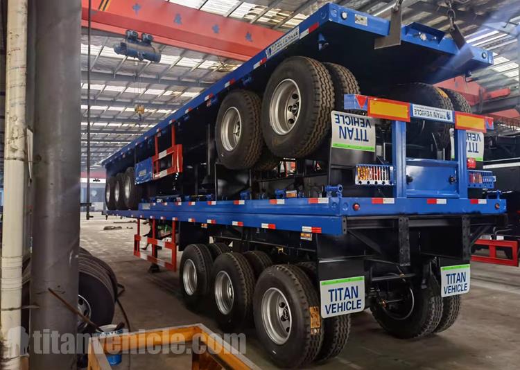 Tri Axle Flatbed Trailer for Sale Price
