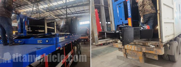 Details of 40 Foot Tri Axle Flatbed Trailer
