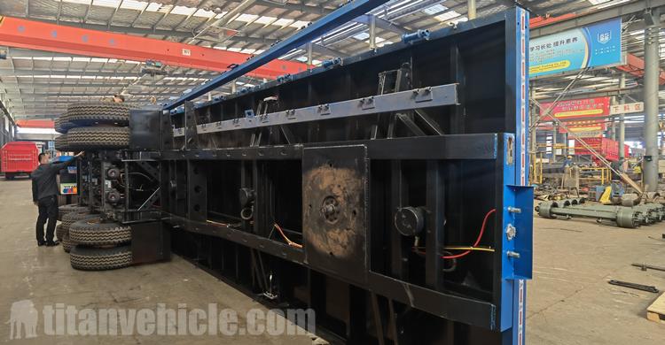 Package of 40Ft Tri Axle Flatbed Trailer Manufacturer