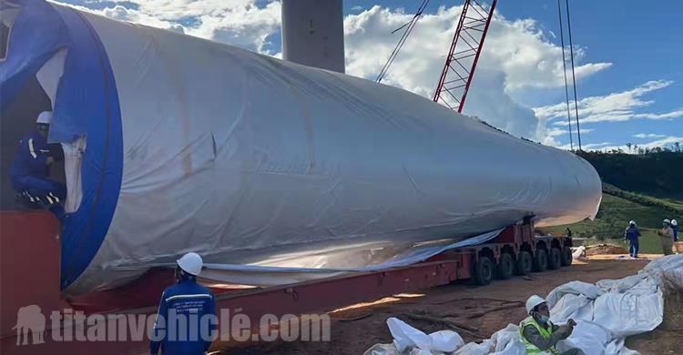 12 Axle Extendable Windmill Blade Trailer for Sale In Vietnam
