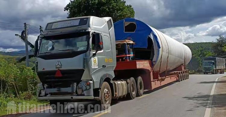 12 Axle Extendable Windmill Blade Trailer for Sale In Vietnam