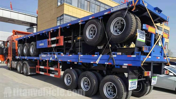 Tri Axle Flatbed Truck Trailer Price