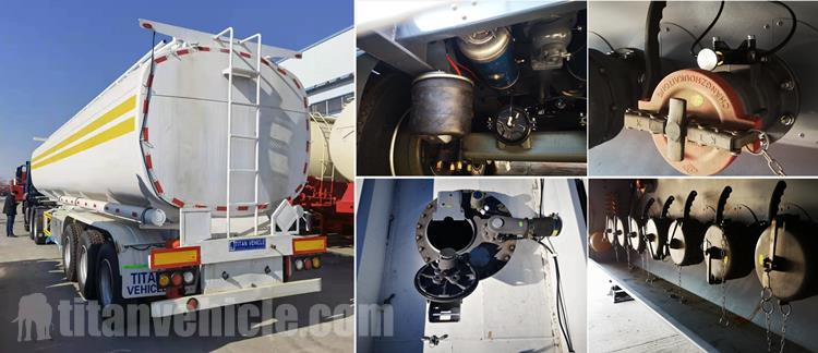 Details of 42500 Liters Oil Tanker Trailer for Sale Near Me