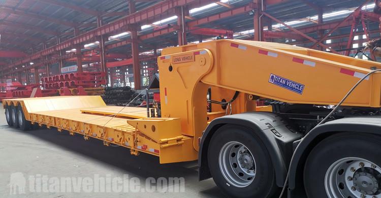 100 Ton Hydraulic Removable Gooseneck Trailer for Sale In Guyana