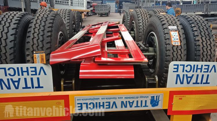 3 Axle Flatbed Semi Trailer for Sale In Benin