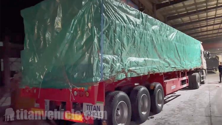 53Ft Flatbed Trailer for Sale in Tanzania