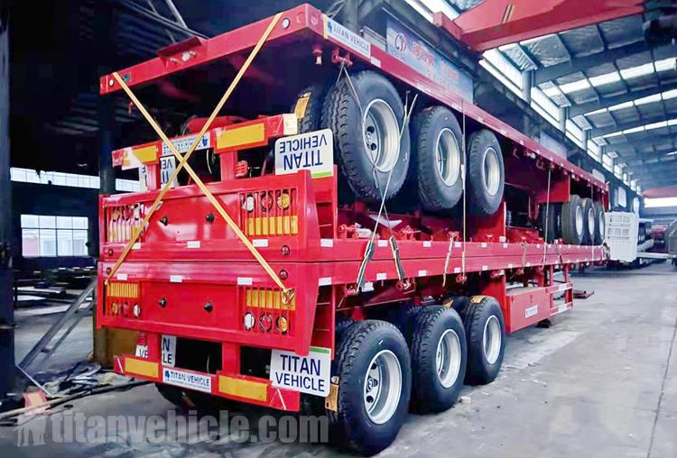 53Ft Flatbed Trailer for Sale in Tanzania