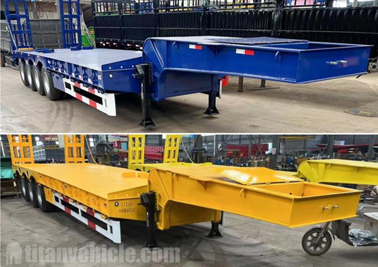 3 Axle Low Loader Truck Trailer for Sale in Malawi MWBLZ3 Axle Low Loader Truck Trailer for Sale in Malawi MWBLZ