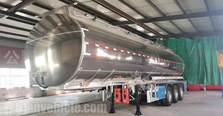 45000 Liters Aluminum Alloy Tanker Trailer for Sale In Zimbabwe