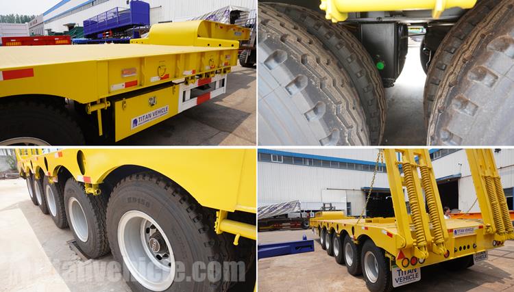 5 Axle 120 Ton Lowbed Trailer for Sale In Ghana