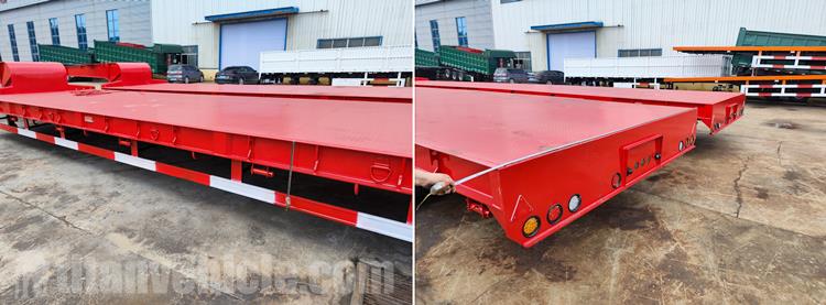 80 Ton Lowbed Truck Trailer for Sale In Papua New Guinea