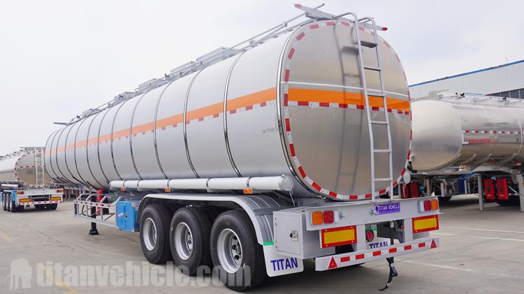 30000 Liters Stainless Steel Fuel Tanker Trailer for Sale In Harare, Zimbabwe 