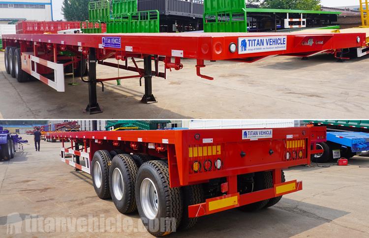 Tri Axle Flatbed Trailer for Sale In Ghana