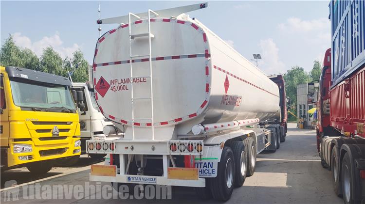 45000 L Petrol and Diesel Tri-Axle Tankers for Sale In Sudan Suakin