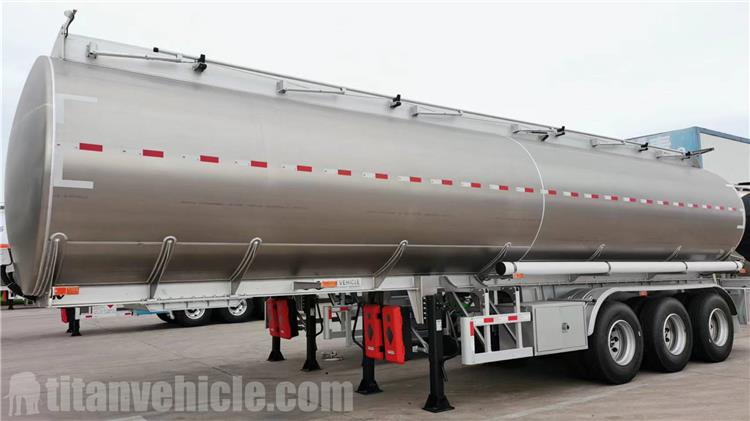 45000 Liters Aluminum Fuel Tanker Trailer for Sale In Uganda
