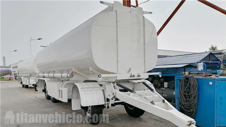 20000 Liters Fuel Oil Tank Full Trailer With Drawbar for Sale In Zimbabwe