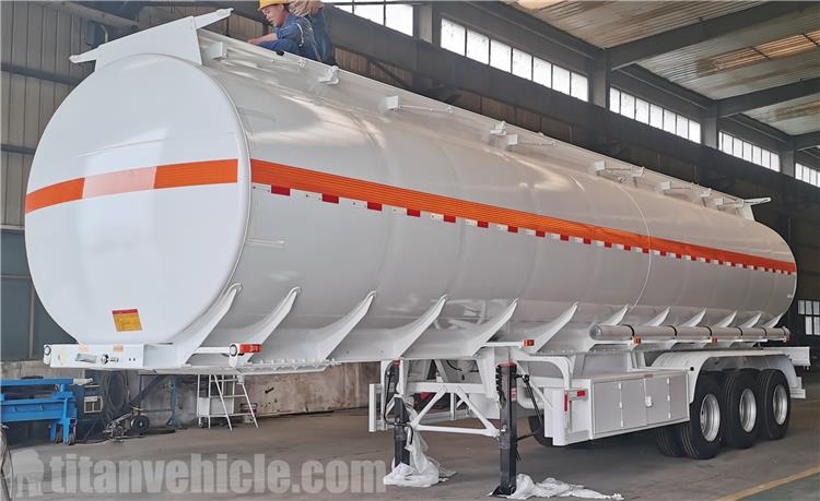 40000 Liters Aluminum Tanker Trailer for Sale In Costa Rica Puerto Caldera