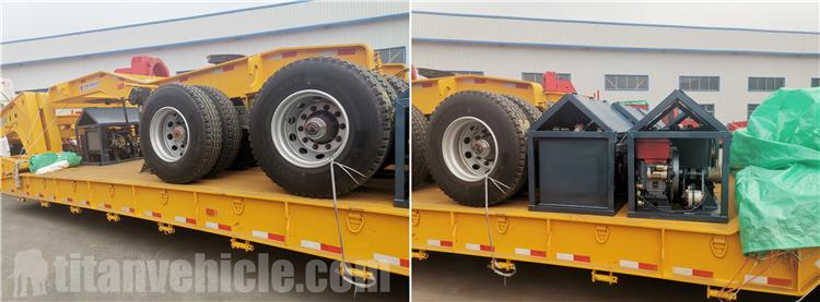 3 Line 6 Axle 180 Ton Lowboy Gooseneck Trailer for Sale In Nigeria Lagos