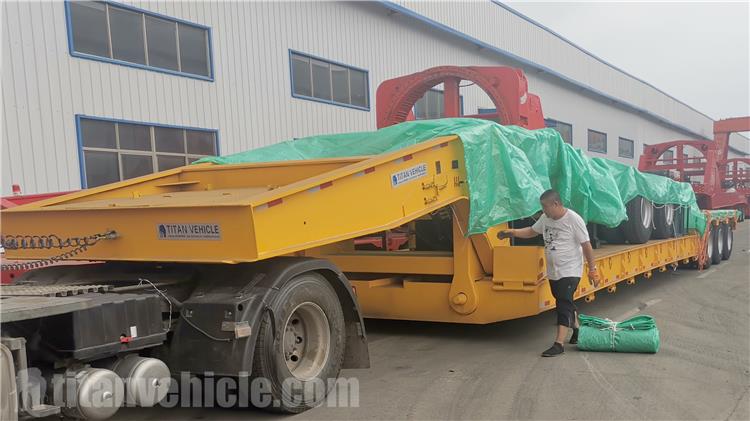 3 Line 6 Axle 180 Ton Lowboy Gooseneck Trailer for Sale In Nigeria Lagos