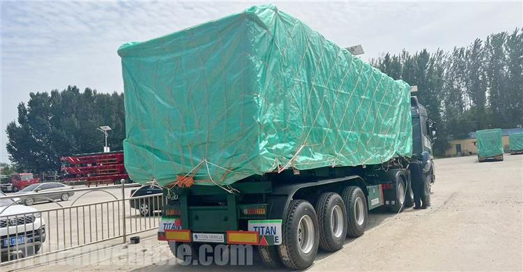 35CBM Dump Truck Trailer for Sale In Tanzania