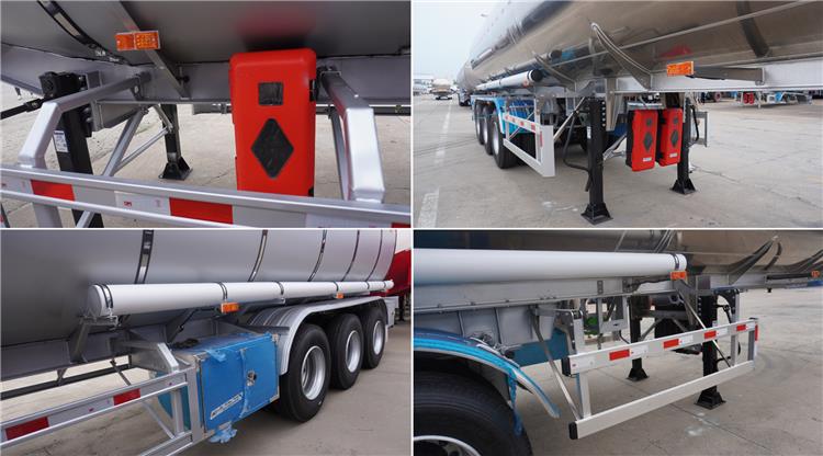 38000 Ltrs Stainless Steel Fuel Tanker Trailer for Sale In Angola