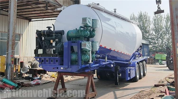 3 Axle 40 Ton Bulk Cement Trailer for Sale In Philippines