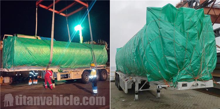 45000 Liters Palm Oil Tanker Trailer for Sale in Papua New Guinea