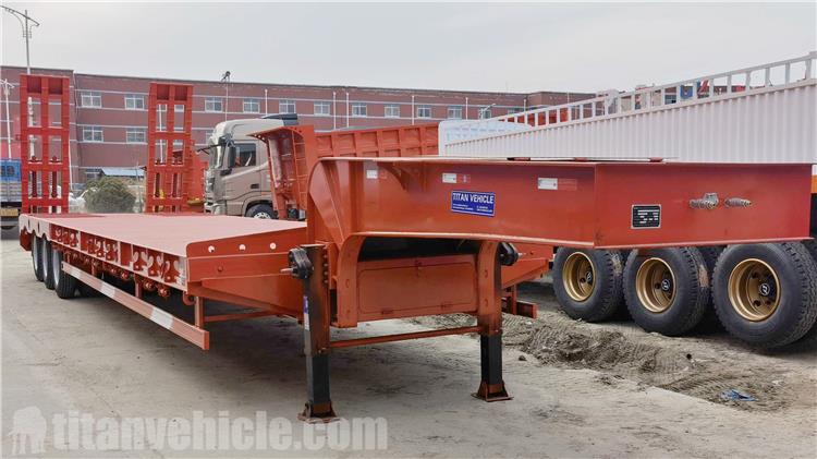 60 Ton Low Bed Truck Trailer for Sale In Togo