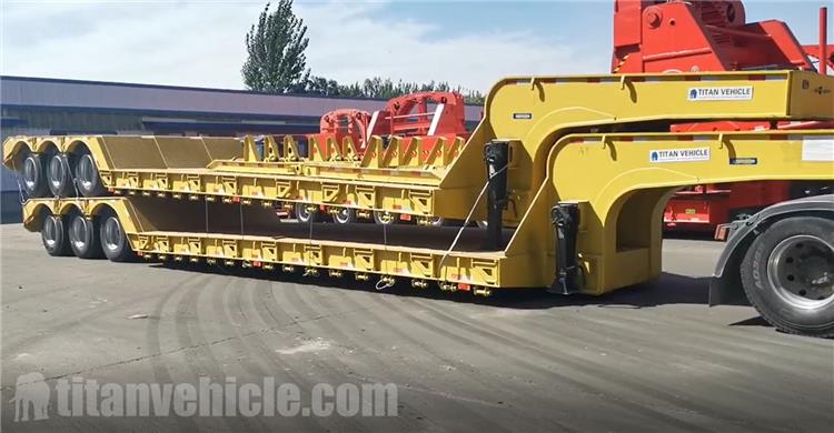 100 Ton Low Bed Trailer for Sale in Philippines