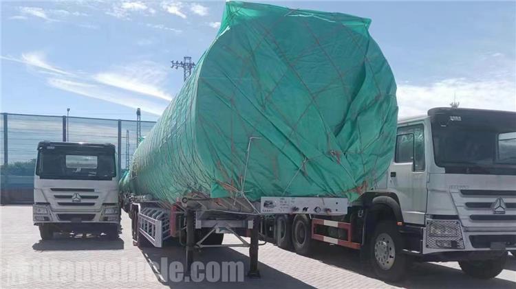 38000 Liters Stainless Steel Tanker Trailer for Sale In Ghana