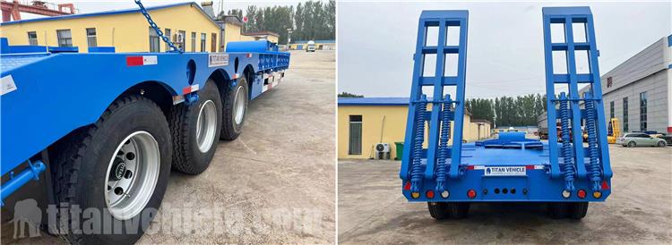 Tri Axle 60 Ton Low Loader Trailer for Sale In East Timor