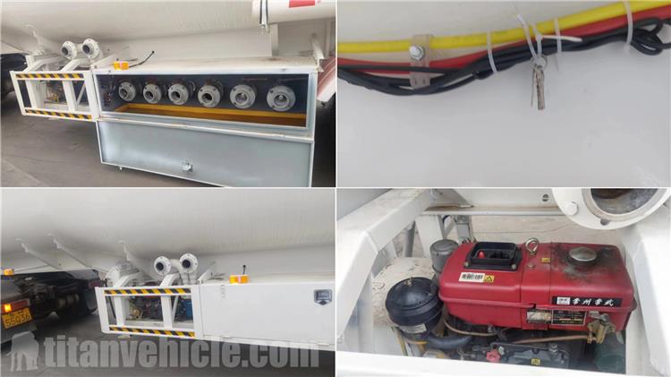 60,000 Liters Capacity Fuel Tanker Trailer for Sale In Mozambique