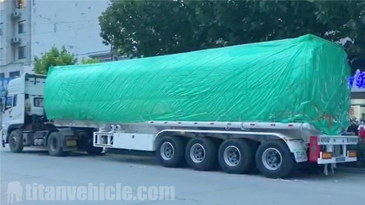 60,000 Liters Capacity Fuel Tanker Trailer for Sale In Mozambique