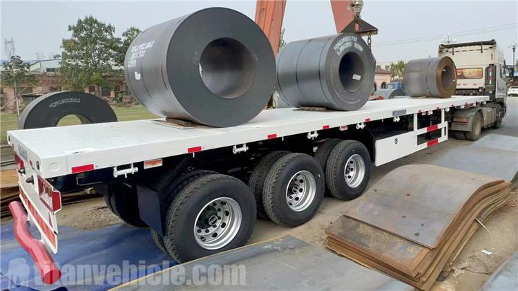 12.5m Flatbed Trailer for Sale In Sierra Leone