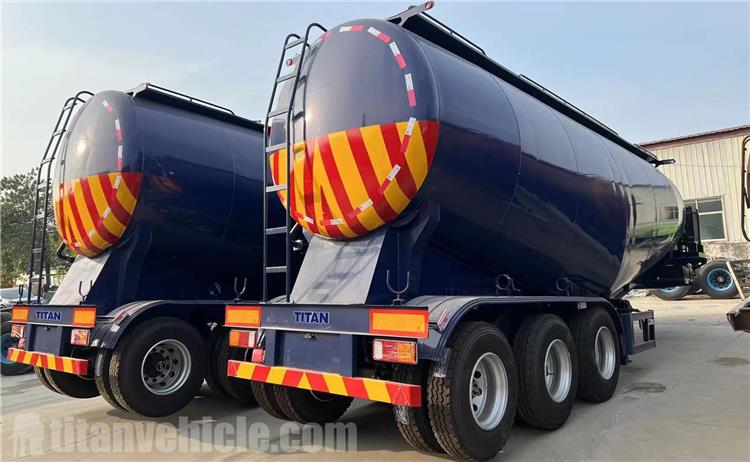 40CBM Bulker Cement Tanker Trailer for Sale In Indonesia