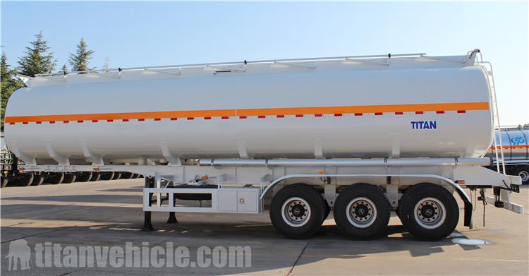 Tri Axle 40000 Liters Palm Oil Tanker Trailer for Sale In Zambia