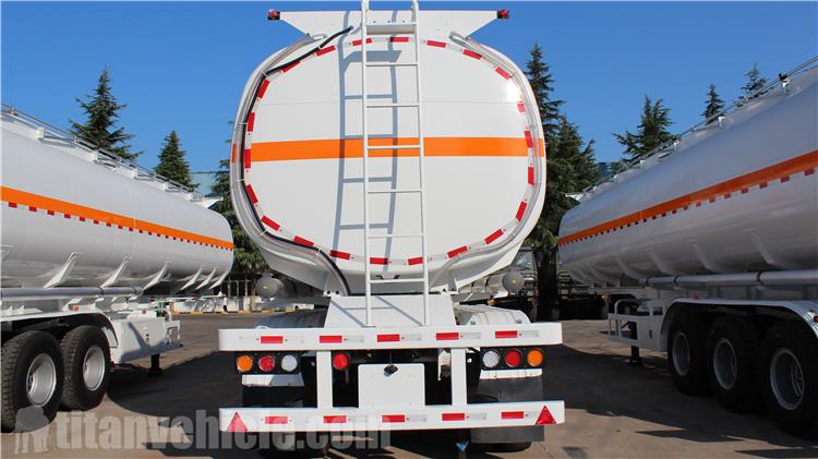 Tri Axle 40000 Liters Palm Oil Tanker Trailer for Sale In Zambia