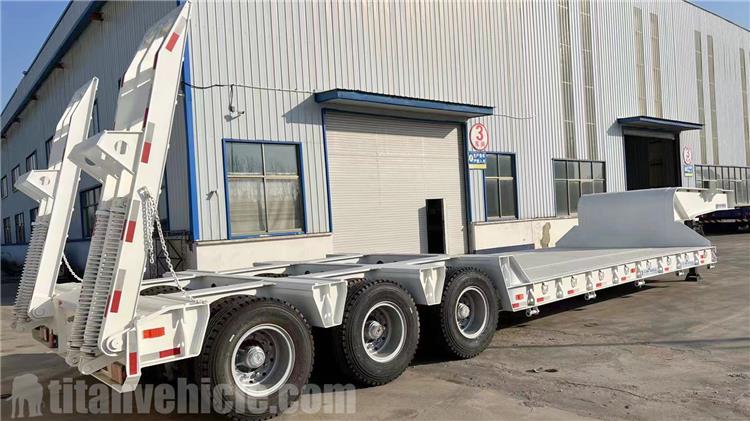 100 Ton Low Bed Truck Trailer for Sale In Tanzania