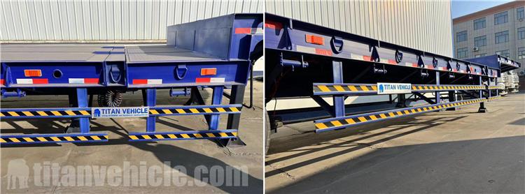 4 Axle 56m Extendable Trailer for Sale in Chile