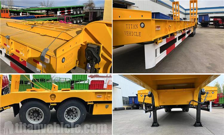 60 Ton Low Bed Truck Trailer for Sale In Cayman Islands
