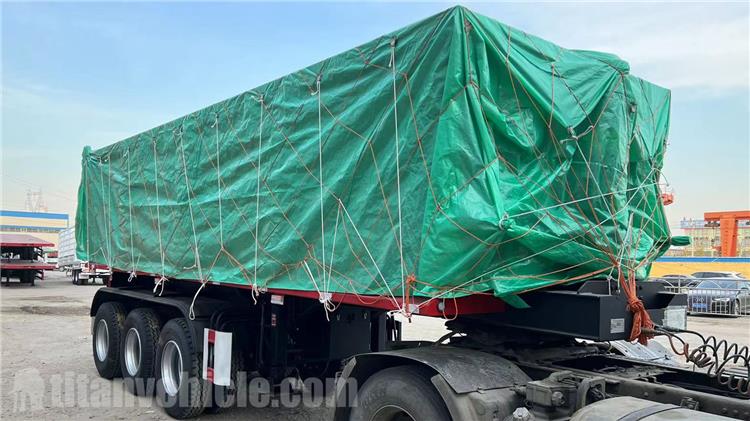 35 Cubic Dump Semi Trailer for Sale In Tanzania