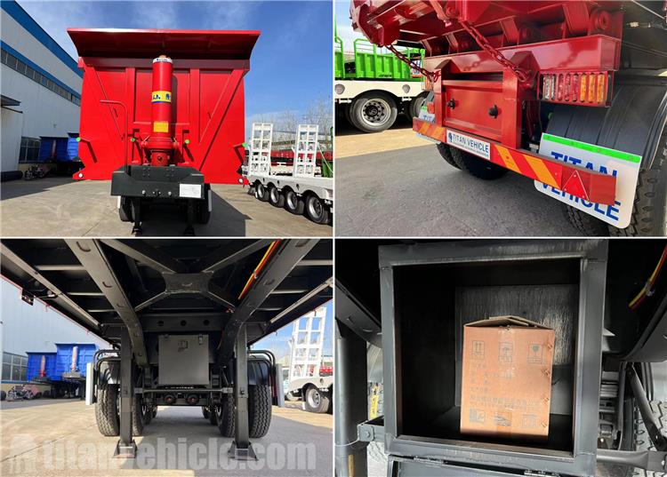 35 Cubic Dump Semi Trailer for Sale In Tanzania