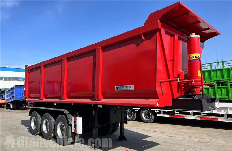 35 Cubic Dump Semi Trailer for Sale In Tanzania